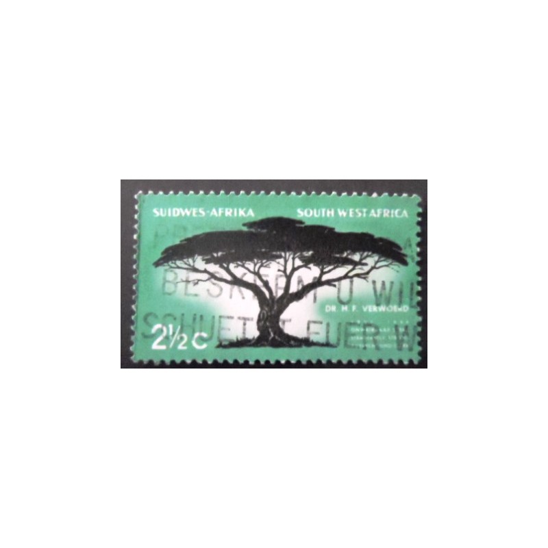 Selo postal do Sudoeste Africano de 1967 Alhagi pseudalhagi