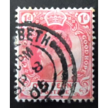Selo postal do Cabo da Boa Esperança de 1902 - King Edward VII 1
