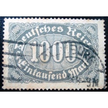 Imagem similar à do selos postal da Alemanha Reich de 1923 Mark Numeral 1000 U