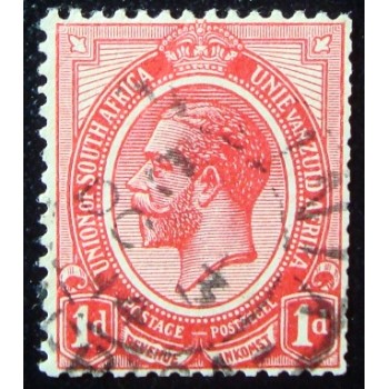 Imagem similar à do selo postal da África do Sul de 1913 King George V 1
