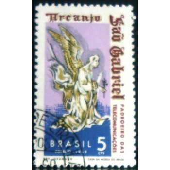 Selo postal do Brasil de 1969 São Gabriel MCC