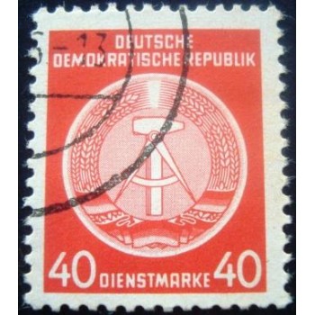 Selo da Alemanha Democrática de 1954 Official Stamps for Administration 40