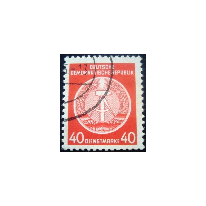 Selo da Alemanha Democrática de 1954 Official Stamps for Administration 40