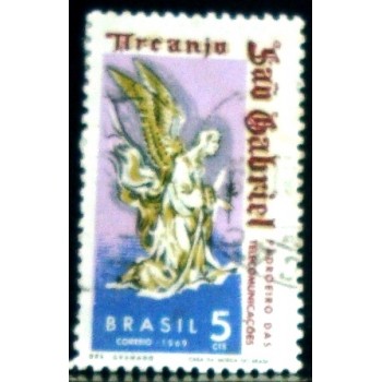 Imagem similar à do selo postal do Brasil de 1969 São Gabriel U