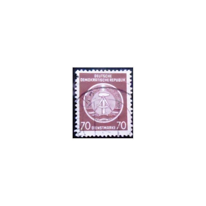 Selo postal da Alemanha Democrática de 1957 Official Stamps 70