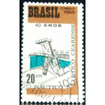 Imagem similar à do selo postal do Brasil de 1969 Náutico Atlético Cearense N