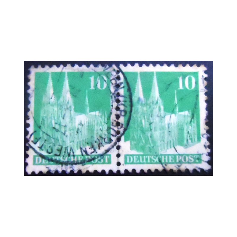 Imagem do par de selos anunciado