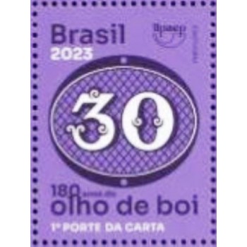 Selo postal do Brasil de 2023 30 Réis M