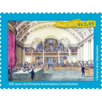 Selo postal do Brasil de 2023 1ª Assembleia Constituinte