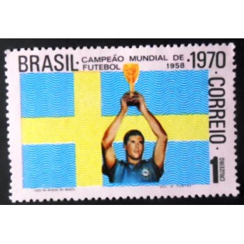 Selo postal do Brasil de 1970 Hideraldo Luiz Bellini M
