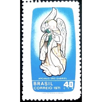 Selo postal do Brasil de 1971 São Gabriel M