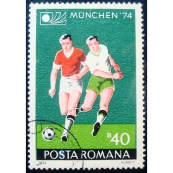 Selo postal da Romênia de 1974 Munchen 1974 40