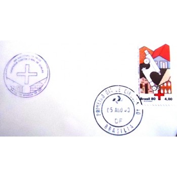 FDC Oficial nº 205 de 1980 Mal de Chagas detalhe