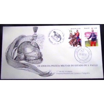 FDC Oficial de 1981 nº242 Polícia Militar de São Paulo 21118