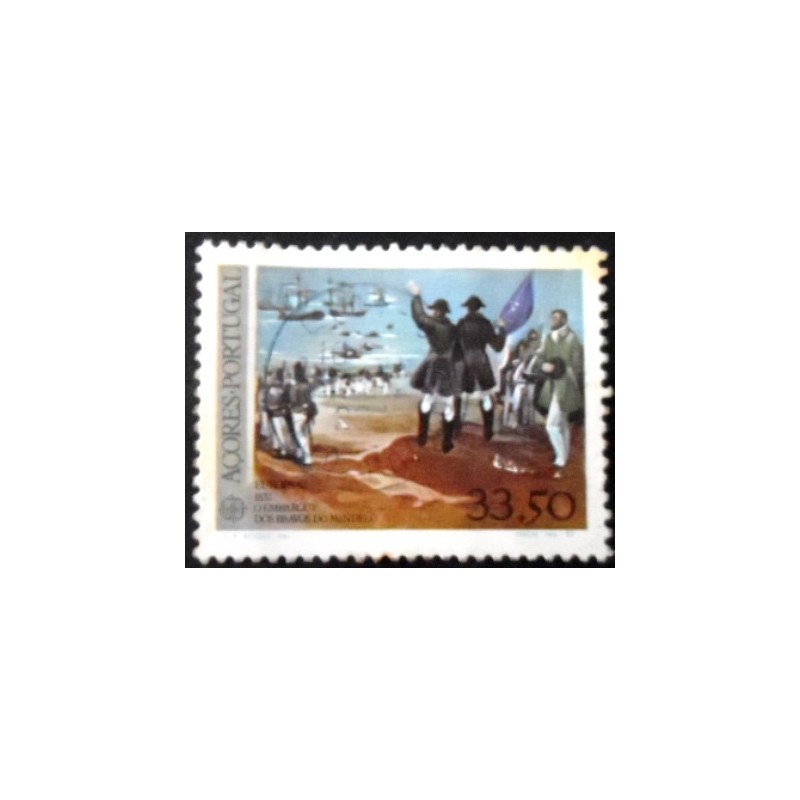 Selo postal dos Açores de 1982 Bravos do Mindelo U