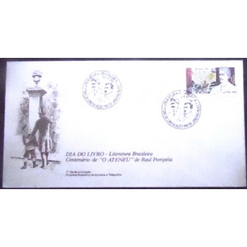 FDC Oficial de 1988 nº 454 O Ateneu 3765