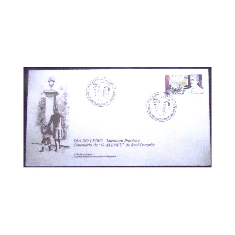 FDC Oficial de 1988 nº 454 O Ateneu 3765