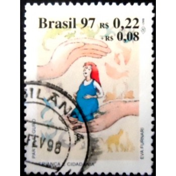 Selo do Brasil de 1997 Parto Seguro