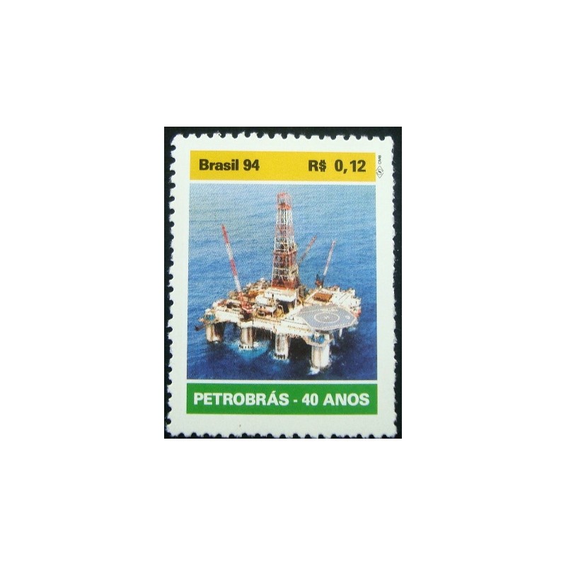 Selo postal do Brasil de 1994 PETROBRÁS