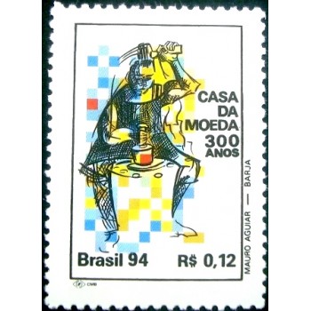 Selo postal do Brasil de 1994 Moedeiro