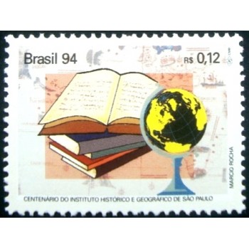 Selo postal do Brasil de 1994 Inst. Histórico e Geográfico