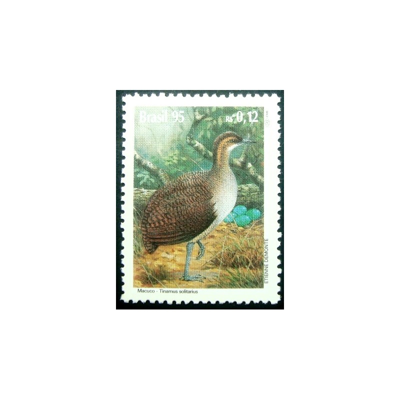 Selo postal do Brasil de 1995 Macuco M