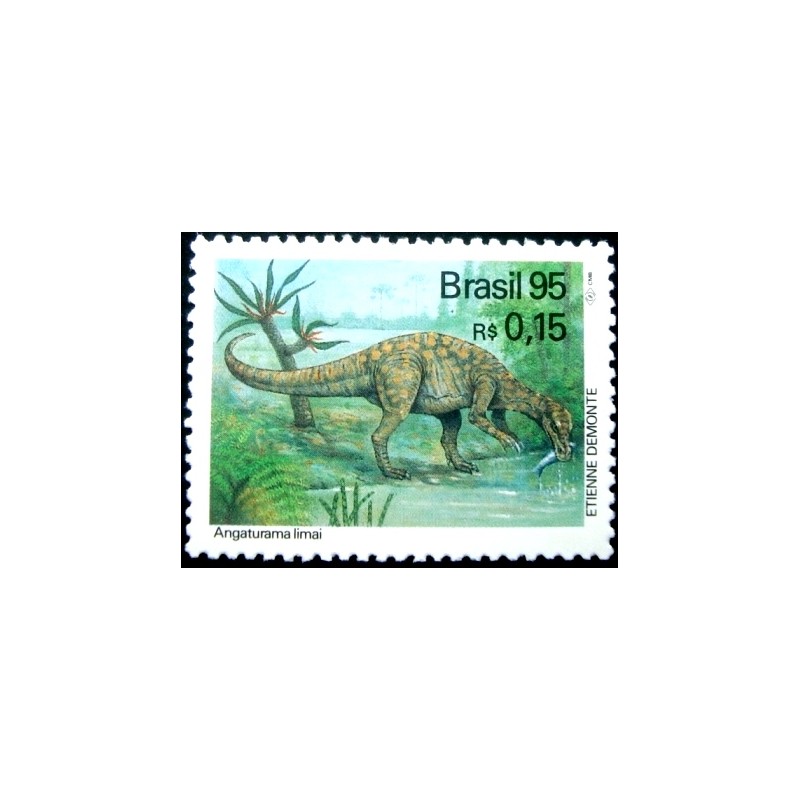 Selo postal do Brasil de 1995 Angaturama Limai M