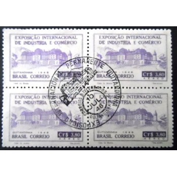 Quadra de selos postais do Brasil de 1948 MCC QT