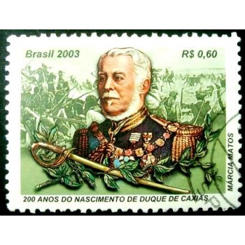 Imagem similar á do selo postal do Brasil de 2003 Duque de Caxias U
