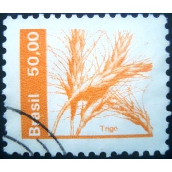 Imagem similar á do selo postal do Brasil de 1982 Trigo U