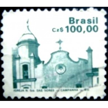 Imagem similar à do selo postal do Brasil de 1987 Igreja N.S. Dores U