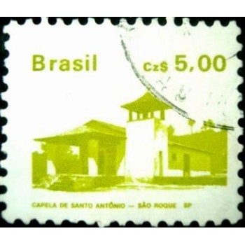 Imagem similar à do selo postal do Brasil de 1986 Capela Santo Antônio U