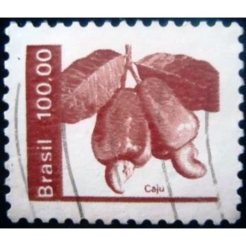 Imagem similar à do selo postal do Brasil de 1981 Caju U