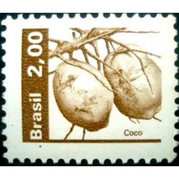 Selo postal do Brasil de 1982 Coco M