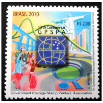 Selo postal do Brasil de 2010 GPSPA