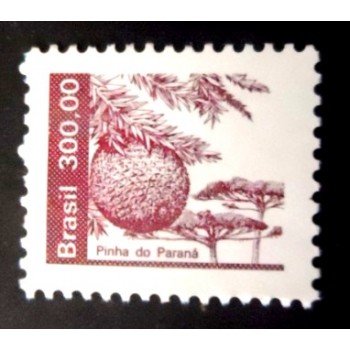 Selo postal do Brasil de 1984 Pinha do Paraná M