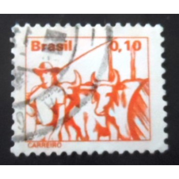 Imagem similar à do selo postal do Brasil de 1979 Carreiro U