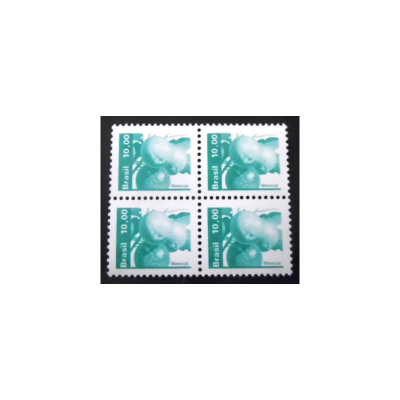 Quadra de selos postais do Brasil de 1979 Quebra do Babaçu M