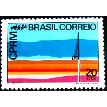 Selo postal do Brasil de 1972 Pesquisas M