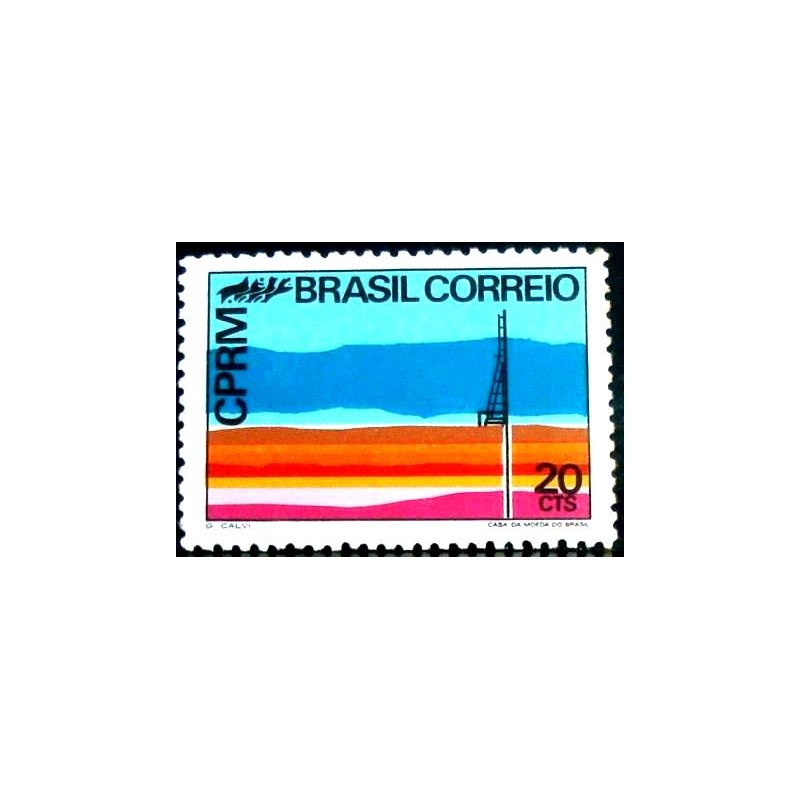 Selo postal do Brasil de 1972 Pesquisas M