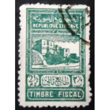 Selo Receita Fiscal da Síria de 1940 Aleppo Citadel 2½