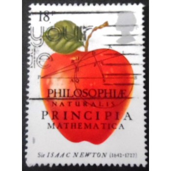 Selo postal do Reino Unido de 1987 The Principia Mathematica U
