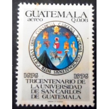 Selo postal da Guatemala de 1978 Seal of University