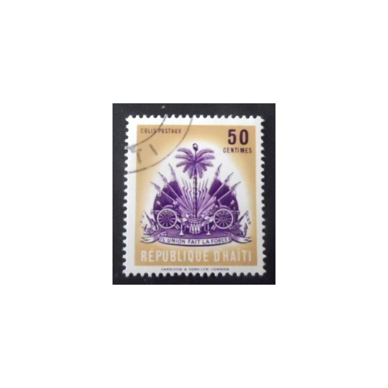 Selo postal do Haiti de 1961 Coat of Arms