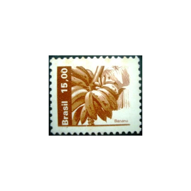 Selo postal do Brasil de 1983 Banana M