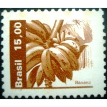 Selo postal do Brasil de 1983 Banana M