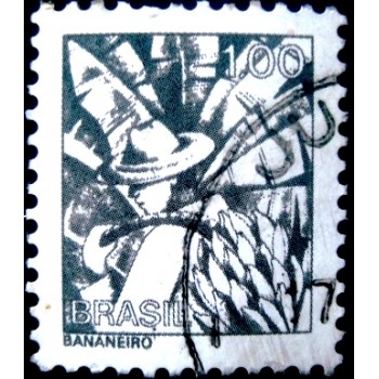 Imagem similar á do selo postal do Brasil de 1979 Bananeiro U