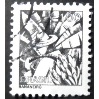 Imagem similar à do selo postal do Brasil de 1976 Bananeiro U