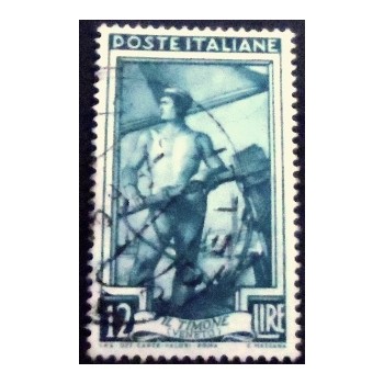 Selo postal da Itália de 1950 - Sailor U