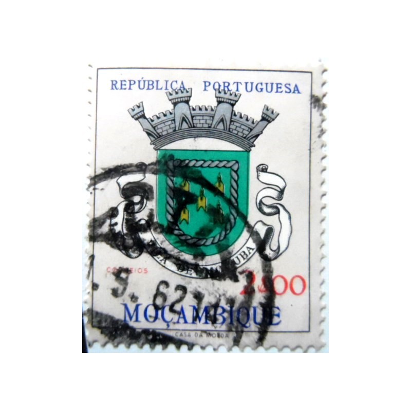 Selo postal de Moçambique de 1961 Vila Mocuba